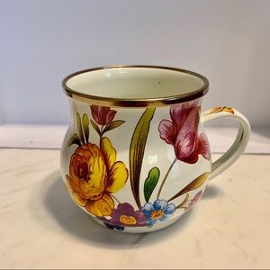 Mackenzie Childs Flower Market Mug - white